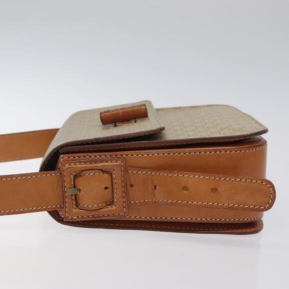 CELINE Macadam Canvas Shoulder Bag Pvc Beige - Picture 5 of 13